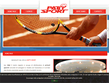 Tablet Screenshot of pattysport.com